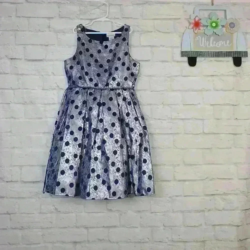Blue Party Dress Girls Sz 14